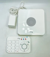 RING Z WAVE PLUS 4HB1U90EN0 Alarm System Base Station w/ Power Supply & Keypad