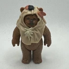 Star Wars Vintage 1985 Paploo Ewok w/ Hood Cowl Last 17 Kenner Action Figure #3