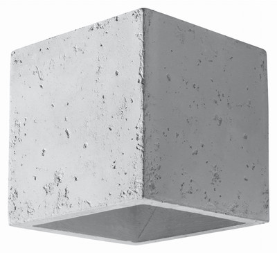 Sollux Lighting QUAD Wandlampe Beton 40W G9 Grau IP20