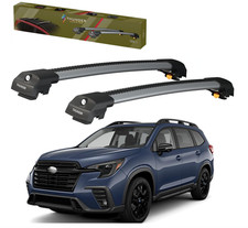 Roof Racks Cargo Cross bars For Subaru Forester 2019-202 Gray aluminum lockable