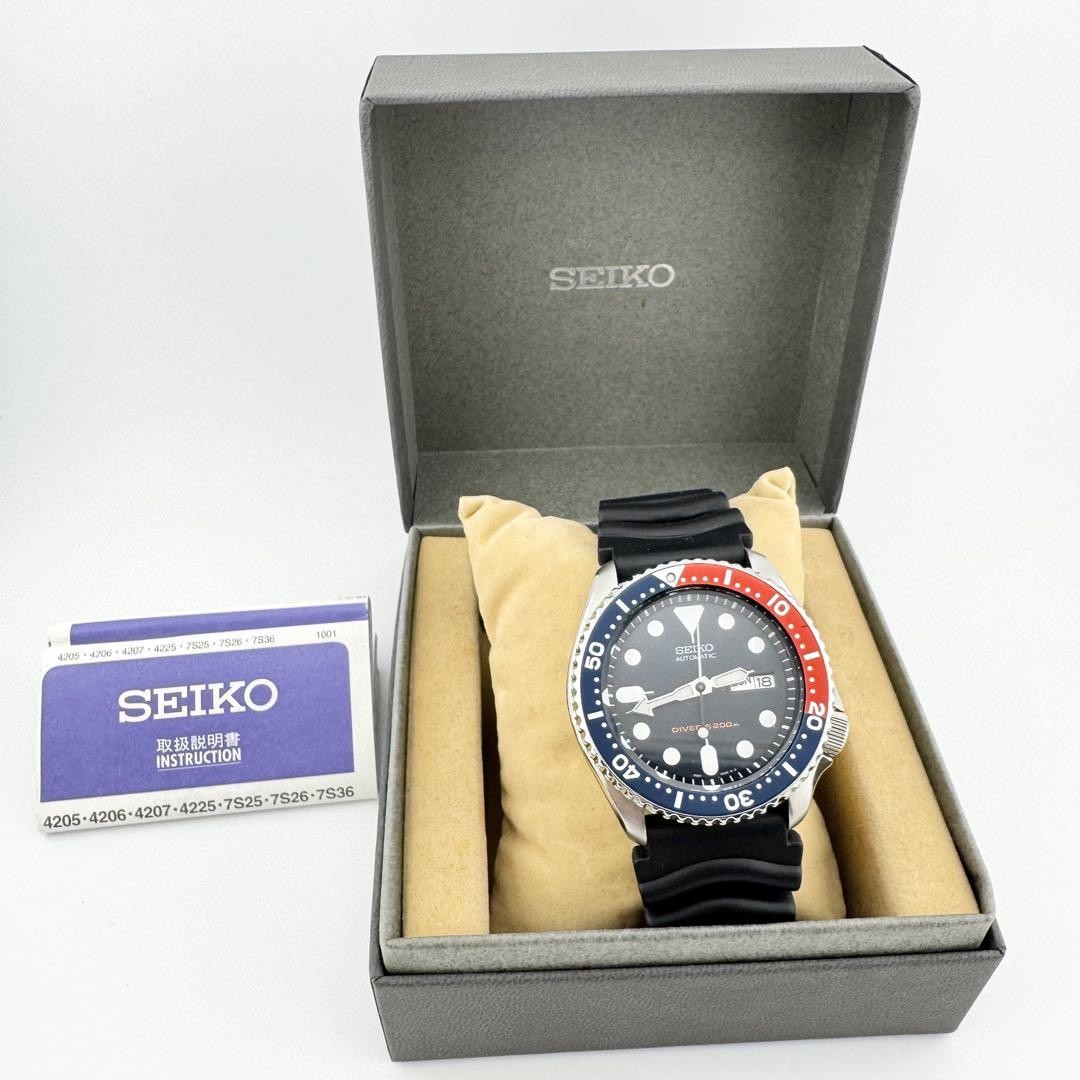 時計 SEIKO SKX009J SEIKO セイコー SKX009J オートマチック ダイバー ネイビー