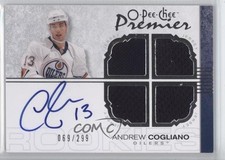 2007 O-Pee-Chee Premier Quad Rookie Memorabilia 69/299 Andrew Cogliano Auto 2l5