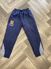 Rumpf City Diadora gefütterte Jogginghose Jugendliche blau Reißverschlusstasche Gummizug
