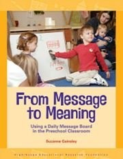 #ad From Message to Meaning: Using a Daily Message Board in the Preschool Classr... $6.47