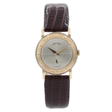 Vintage Lord Elgin 7618-YSB Continental Men's Mechanical Wristwatch 718 14k GF