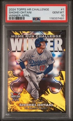 2024 Topps Home Run Challenge Winners #1 Shohei Ohtani Winner