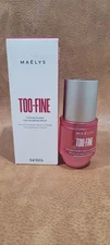 Maelys TOO-FINE Clinically Proven Face Sculpting Serum  0.5oz NIB 