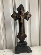 ~Antique French Wooden Altar/Mantle Crucifix~