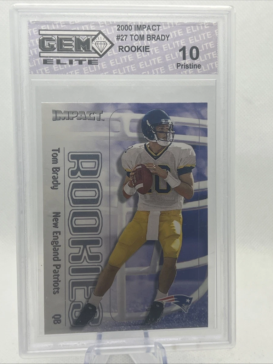 Tom Brady Rookie Football Trading Cards for sale | eBay