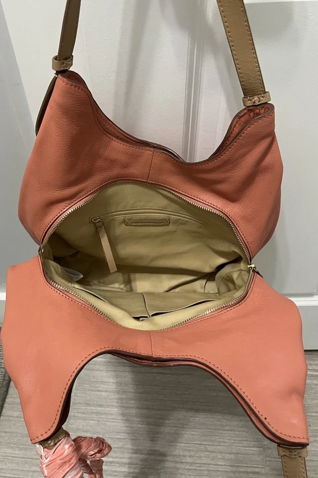 Lucky Brand 爱达皮革波西米亚手提包 已停产 全新无标签 — 第 3/4 张图片