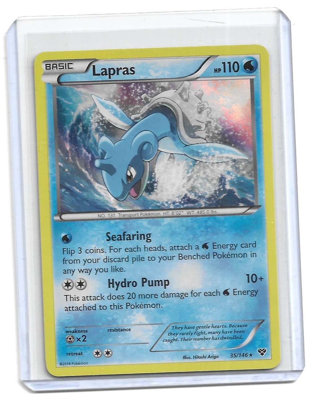 2014 Pokemon - XY Base Set Lapras #35/146 Holo