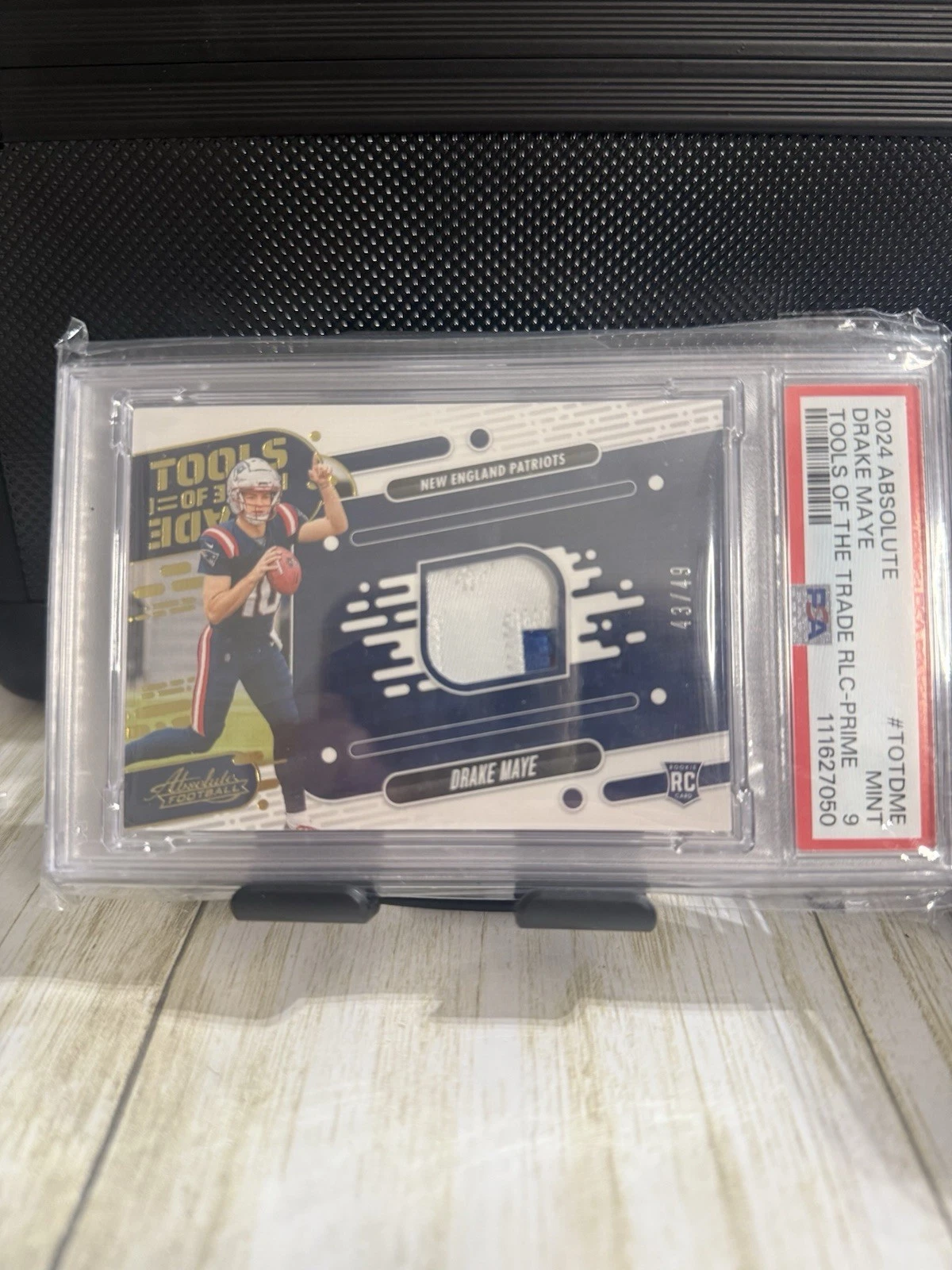 Drake Maye Panini Absolute Tools of the Trade Relic #TOTDME Prime