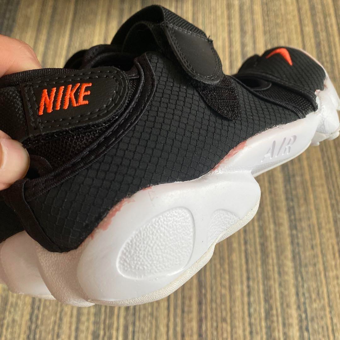 【新品】NIKE AIR RIFT BR 22cm Nike Air Rift BR Black Orange White Women's US5 22cm Near