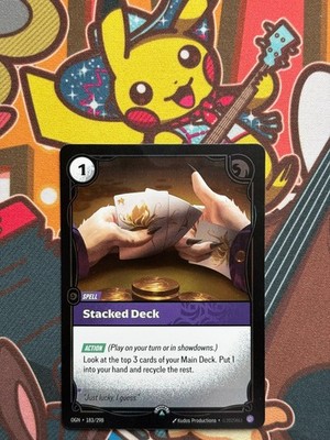 Stacked Deck Reverse 183/298 Nexus Night Promo Riftbound NM