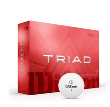 Selling Fast Wilson Triad Golf Ball, White, 12pk