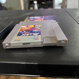 Abadox The Deadly Inner War  and Manual  NES Game (Nintendo, Nes )  Great Lable