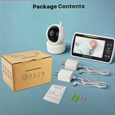 5 Color Baby Monitor w/Night Vision 2-Way Audio
