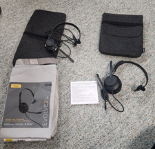 Lot of 2 Jabra Evolve2 30  40 Wired Mono USB-C Headphones OPEN BOX