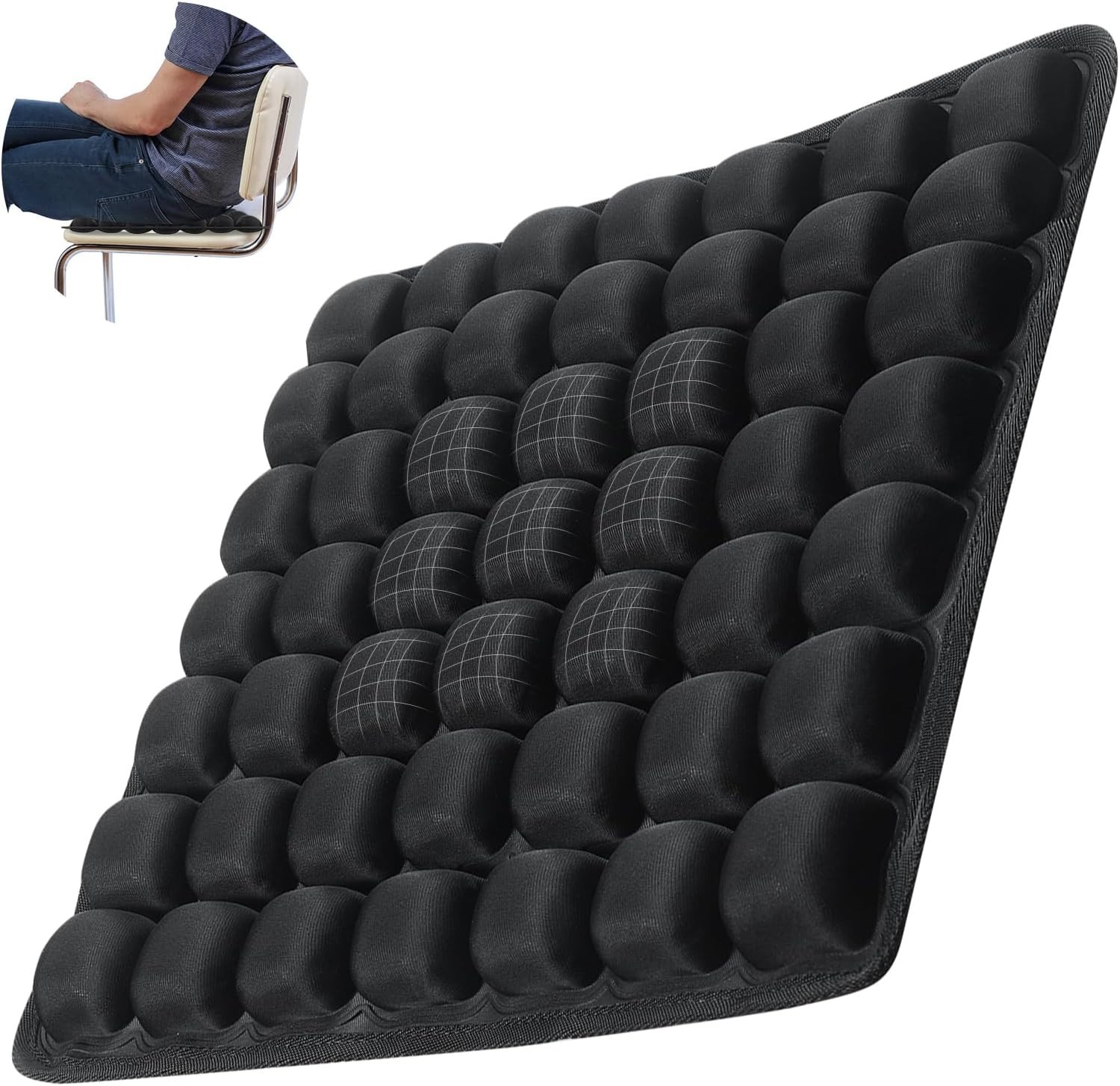 Sondor Travel Cushion – Adjustable Bubble Technology for Customized Comfort, ...