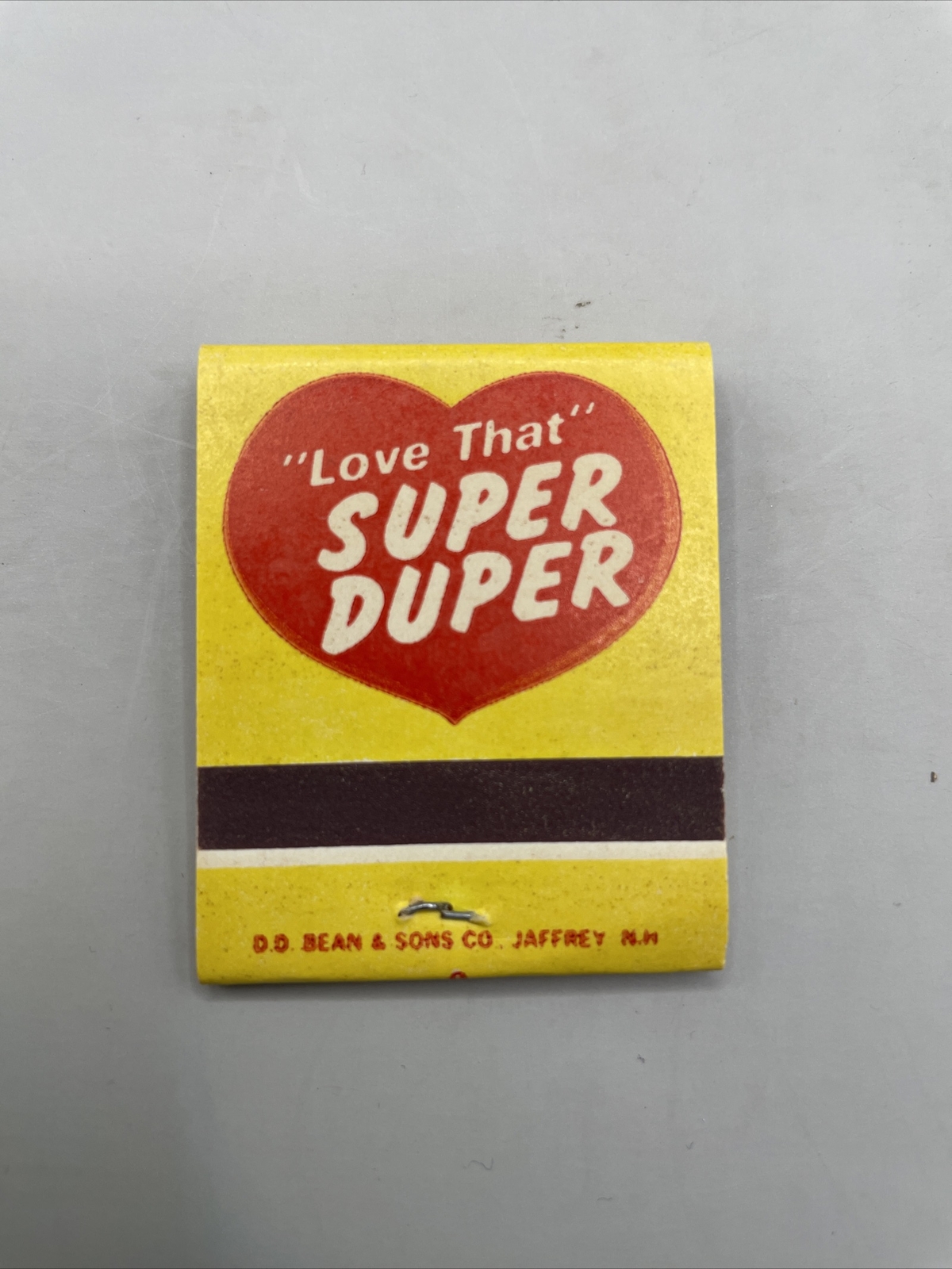Vintage Super Duper Grocery Store Super Market Matchbook Advertising