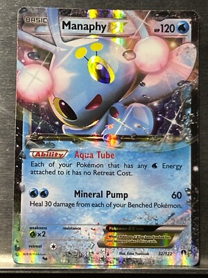 ポケモンカードゲーム MILINBABY Manaphy EX 32/122 BREAKPoint Pokemon Card Holo Rare | eBay