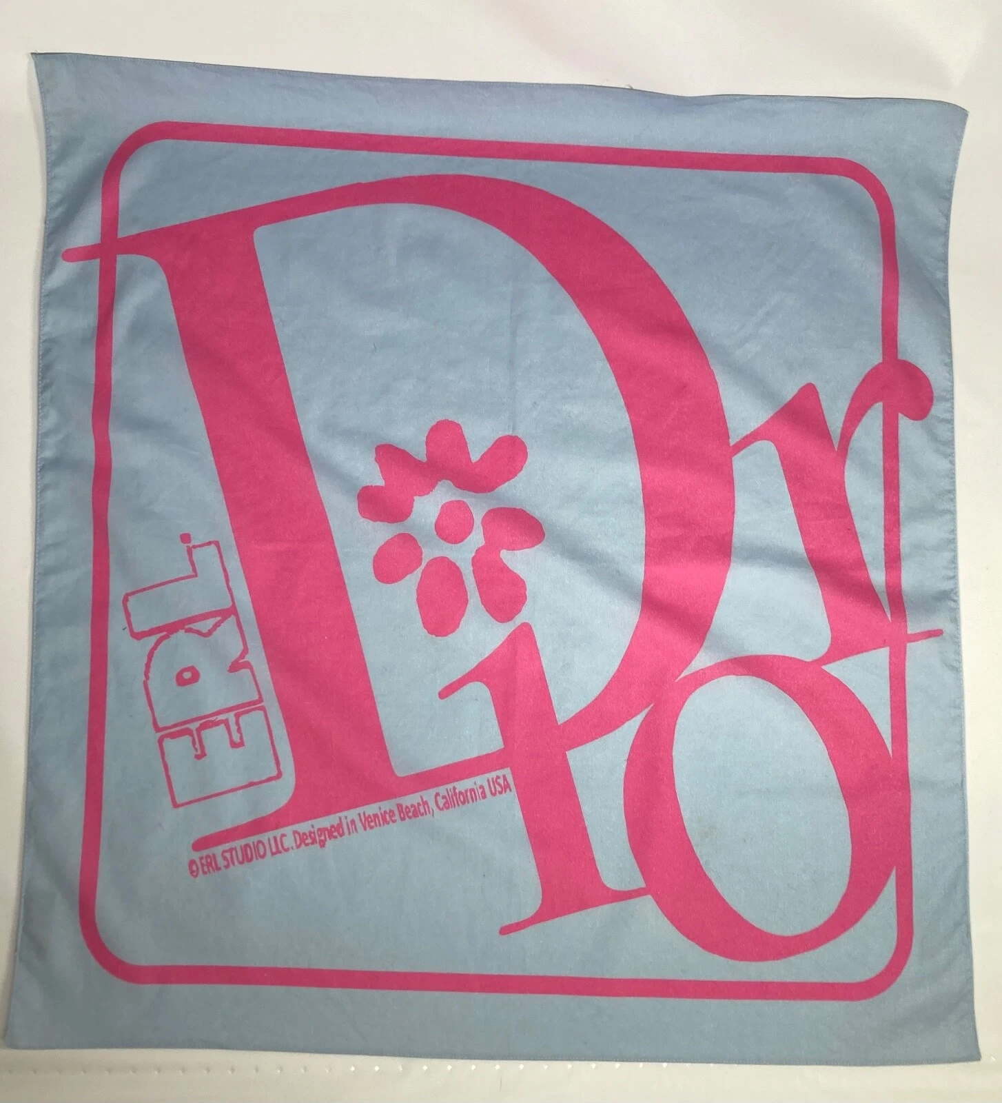 AUTHENTIC CHRISTIAN DIOR x ERL handkerchief   scarf W/ Box