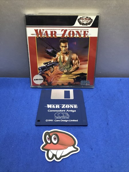 JUEGO AMIGA DISQUETE DISQUETTE FLOOPY DISK ESPAÑOL - WAR ZONE