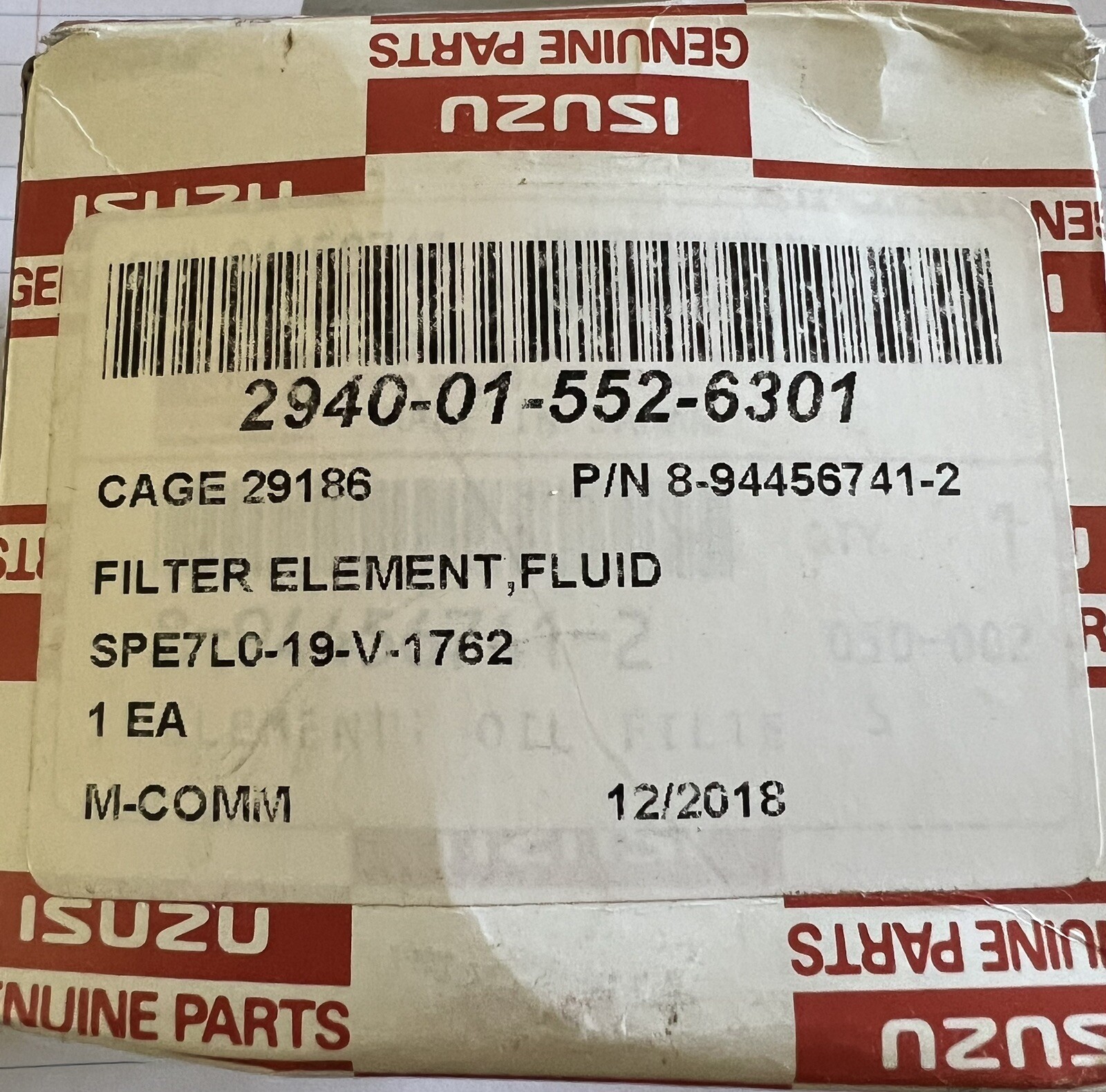 isuzu-oil-filter-part-8-94456741-2-nsn-2940-01-552-6301-ebay