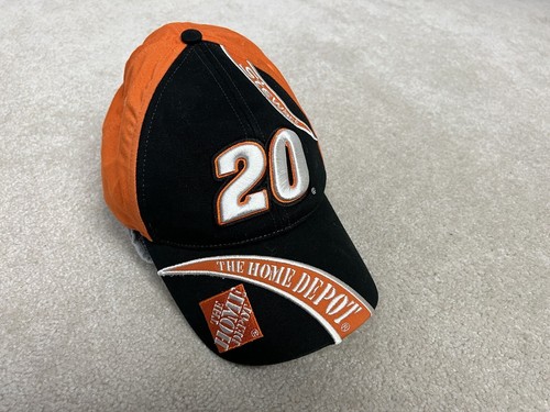 Tony Stewart Hat Cap Mens Orange Strap Back NASCAR Home Depot Joe Gibbs Racing - Picture 3 of 17