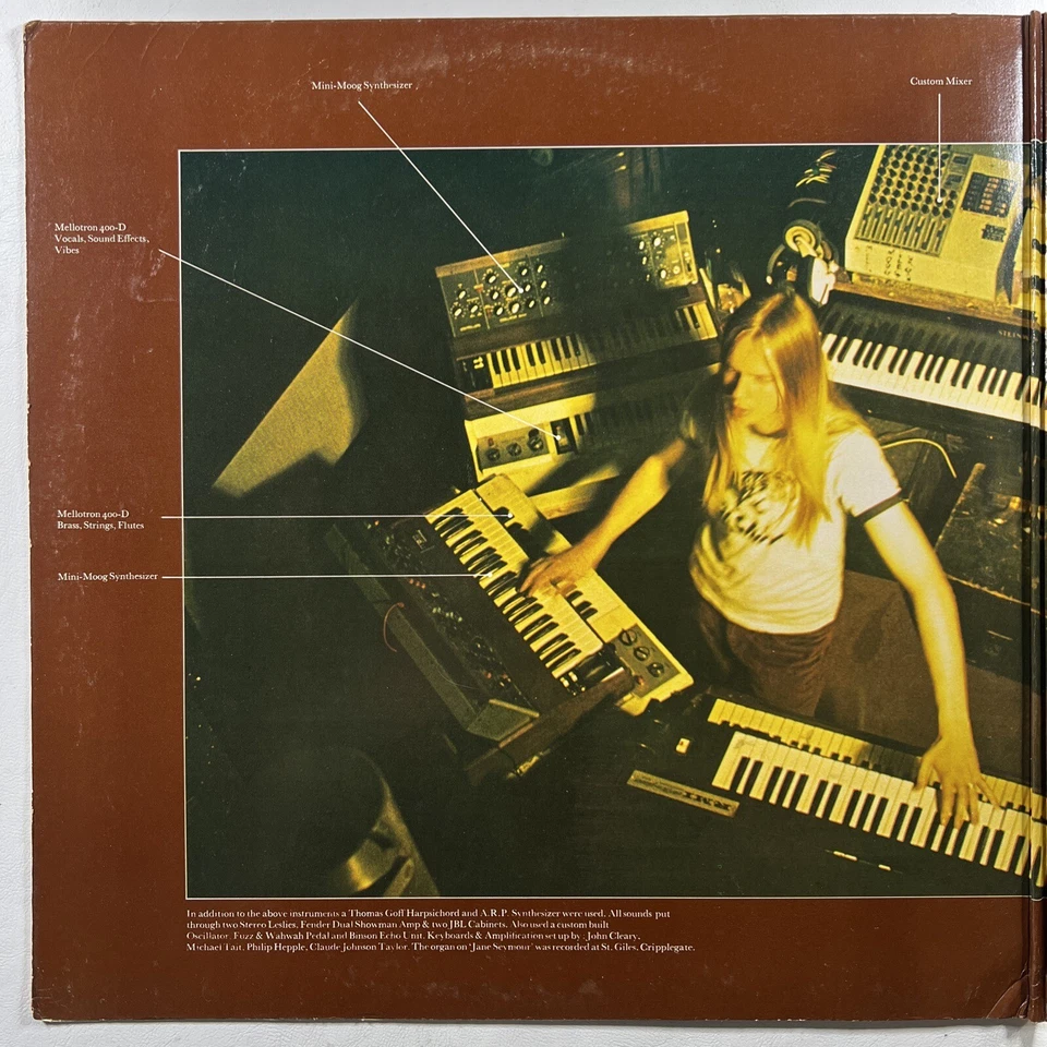 Rick Wakeman “The Six Wives Of Henry VIII” LP/A&M QU-54361 (EX) Quadraphonic - Image 3 of 4