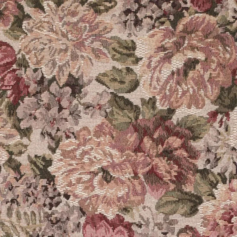 1m x 1,50m Gobelin Vintage Flowers Meterware Blumen - Bild 1 von 4