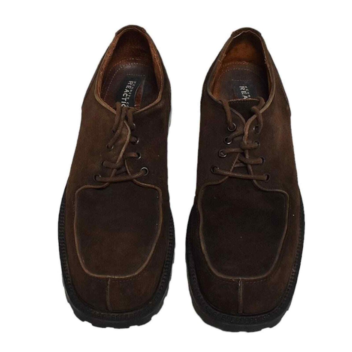 Kenneth Cole Reaction Brown Suede-terra Oxfords Size 9 | eBay