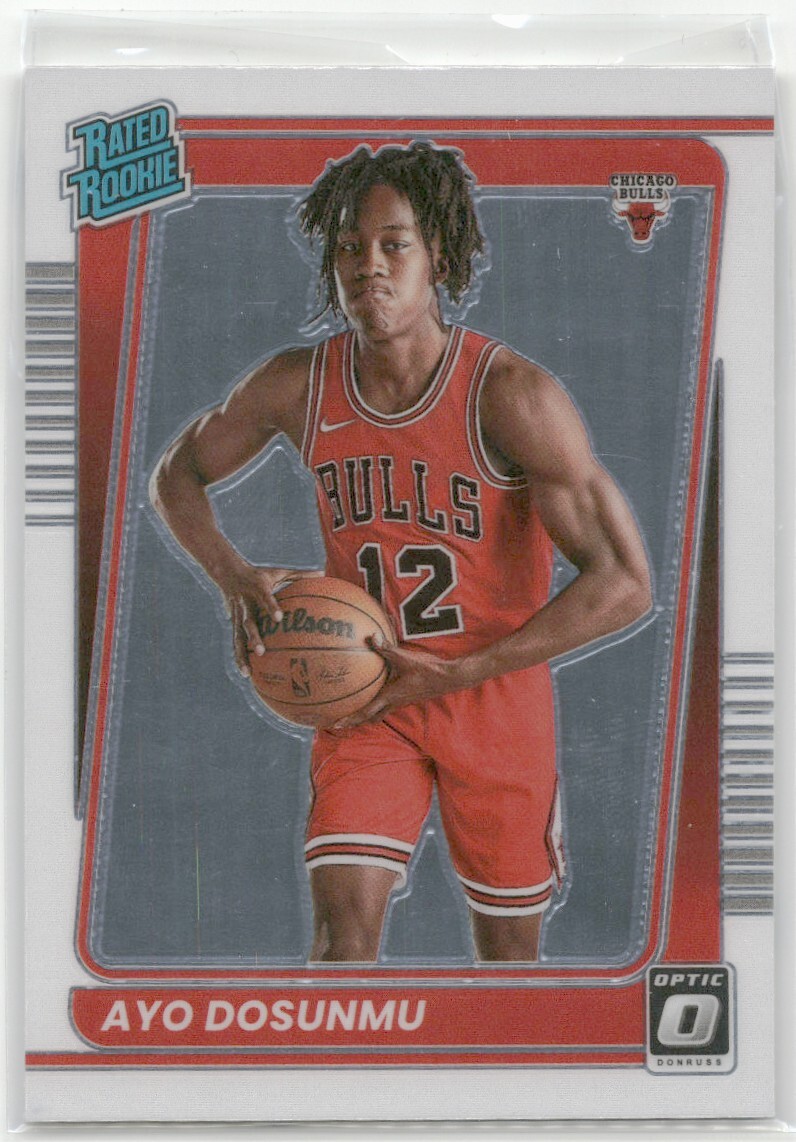 2021-22 Panini Donruss Optic Ayo Dosunmu Rookie Chicago Bulls #171