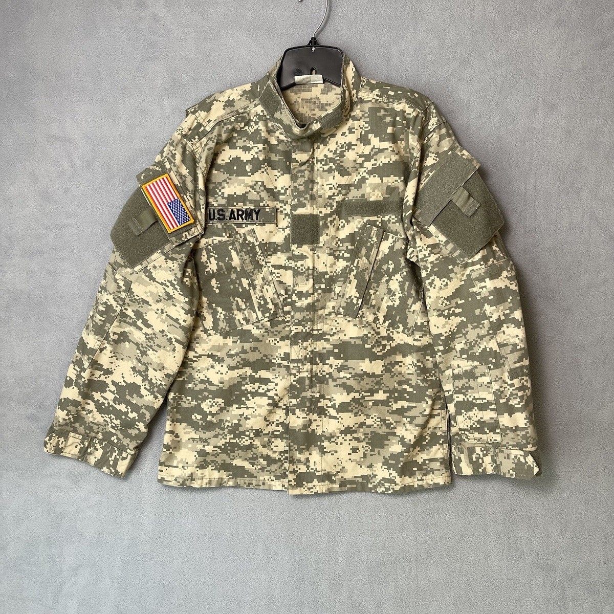 未使用　US ARMY ROTHCO　ロスコ　U.S.　URTRA FORCE Rothco Ultra Force Combat Shirt XS Army Camouflage Combat Flag
