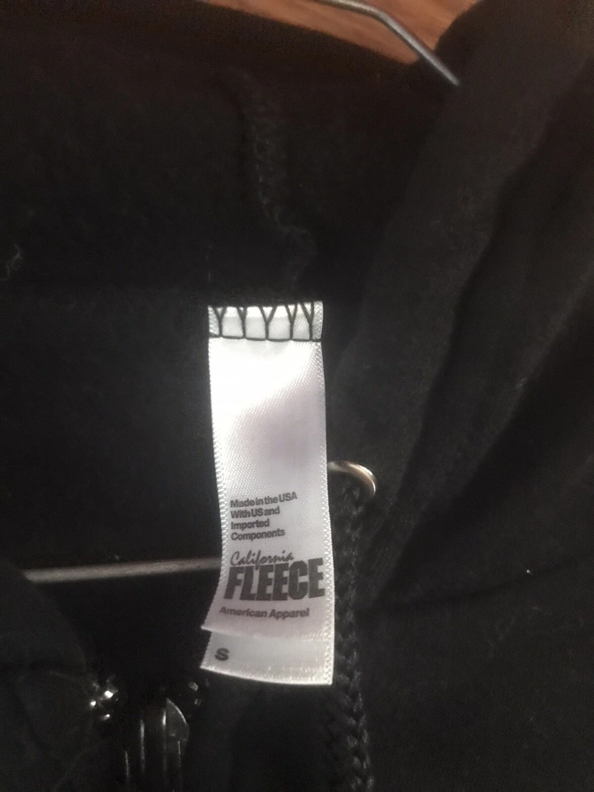 VETEMENTS Felpa con cappuccio zip intera Maroon 5 2016 Tour American Apparel taglia small spedizione gratuita!