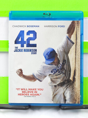 42 THE JACKIE ROBINSON STORY CHADWICK BOSEMAN HARRISON FORD 2-DISC DVD & BLU RAY