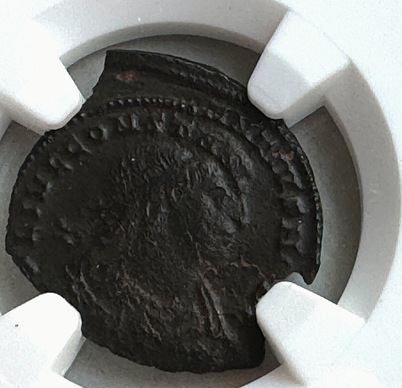 ROMAN EMPIRE CONSTANTINE I AD 307-337 BI NUMMUS NGC CH VF - DBL STRUCK!
