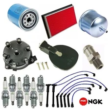 Tune Up Kit Filter Spark Plugs Wire fits Nissan Pathfinder V6; 3.0L 1990-1995