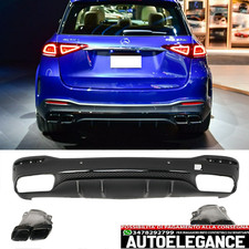 Rear Diffuser Doppelt Exhaust für Mercedes Gle W167 Gloss Black 63 AMG Night Vpe Rear Diffuser Doppelt Exhaust für Mercedes Gle W167 Gloss Black 63 AMG Night Vpe