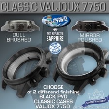 CLASSIC VALJOUX 7750 - NEGRO PVD recubierto - 41 mm - OPACO br. o ESPEJO pol.