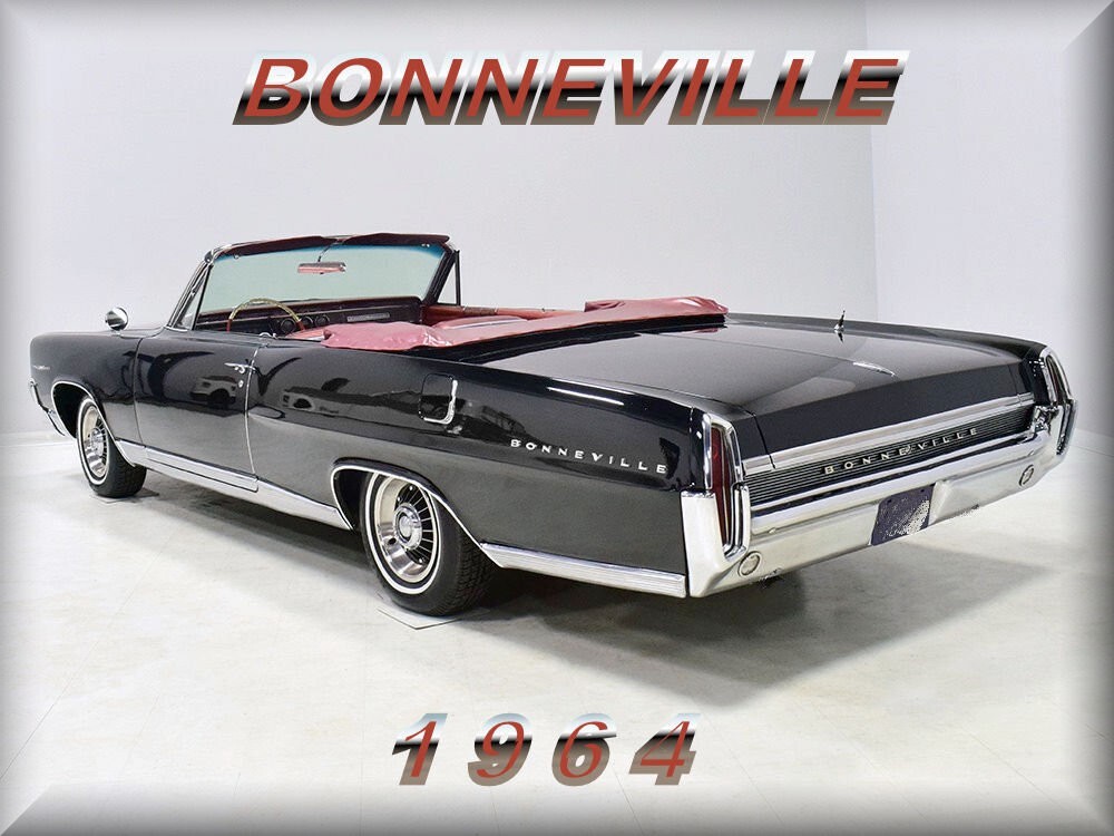1964 Pontiac Bonneville convertible Black, Toolbox - Refrigerator