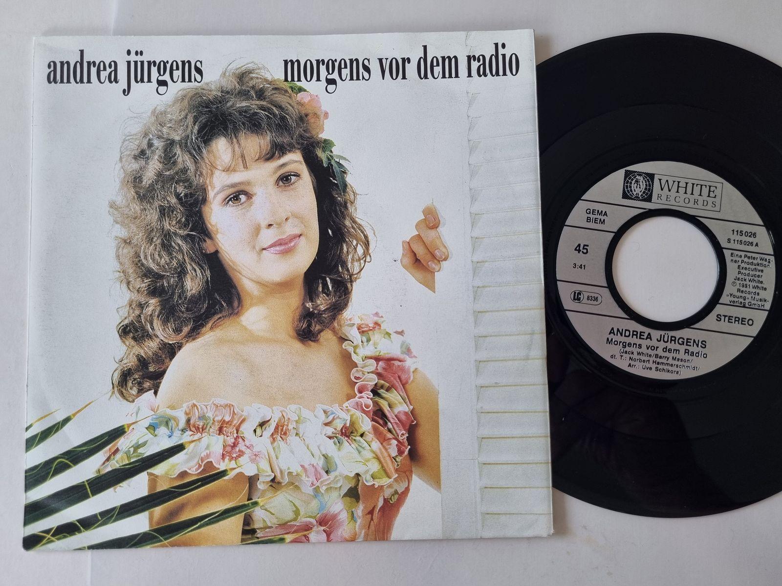 7"" Single Andrea Jürgens - Morgens vor dem Radio Vinyl Germany