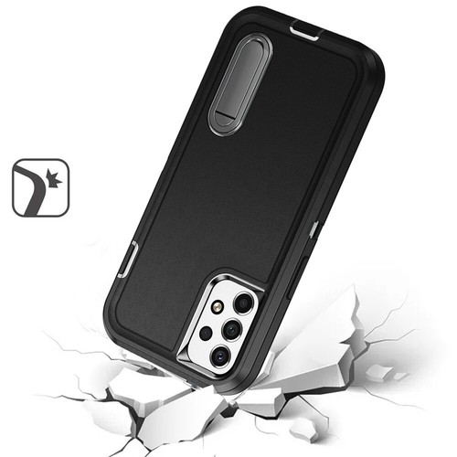 For Samsung Galaxy A53 5G Hybrid Hard PC with Kickstand TPU Rubber Case Cover - Picture 4 of 38