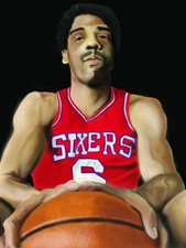 V0559 Dr. J Julius Erving Painting Philadelphia Art Decor WALL POSTER PRINT