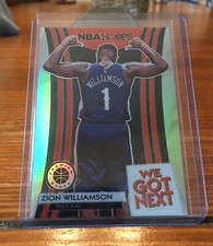 2019-20 Hoops Premium Stock We Got Next Holo Silver #9 Zion Williamson RC Rookie