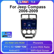 Android Auto Multimedia Player For Jeep Compass 2006-2006 Car Radio GPS Screen