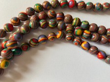 NATURAL STONE BEADS FINDINGS SPACERS SOLD BY STRAND 8MM