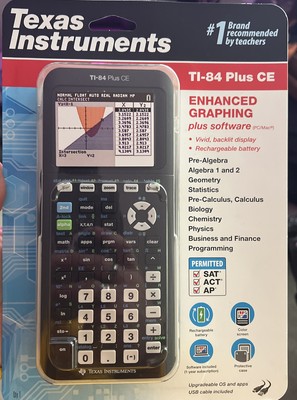 Texas Instruments TI-84 Plus CE Graphing Calculator - Black