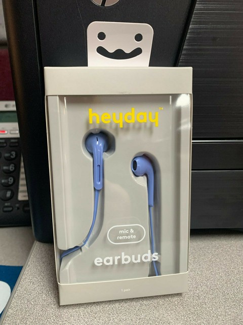 Heyday Wired In-ear Flat Cable Earbuds 