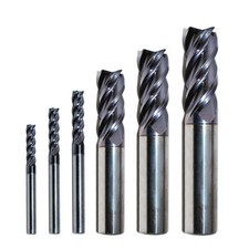 4 FLUTE CARBIDE END MILL Drill CNC Milling Cutter Dia. 1/8" 1/4" 5/16" 3/8" 1/2"